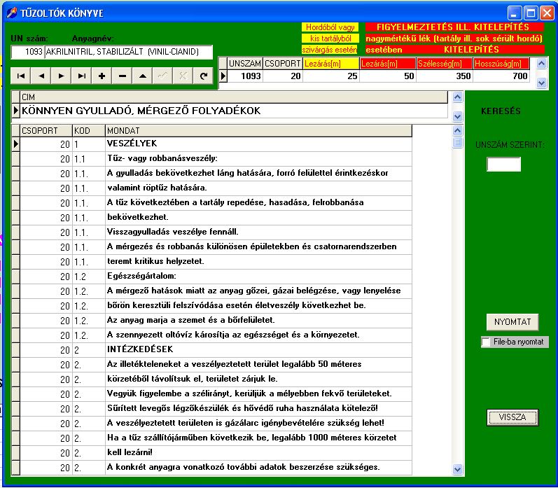 VAKOND program - tzoltk knyve